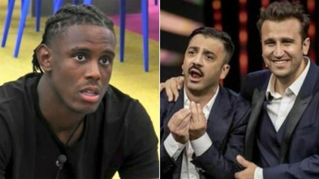 enock barwuah attacca pio e amedeo per il monologo