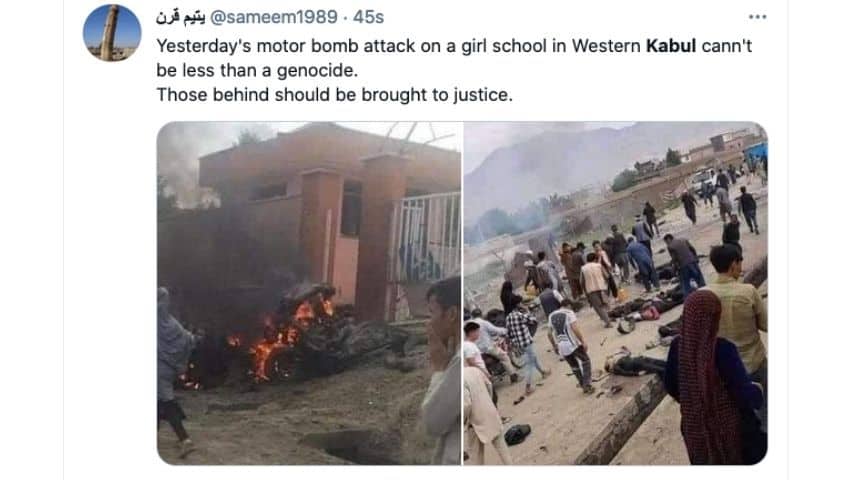 Le immagini drammatiche dell'esplosione a Kabul