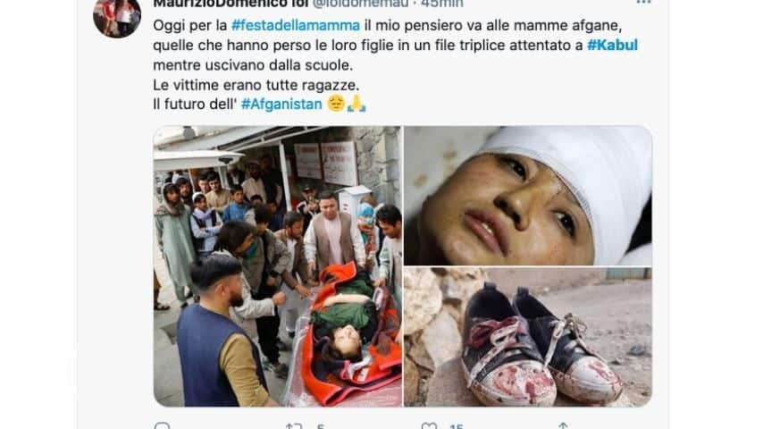 Le immagini drammatiche dell'esplosione a Kabul