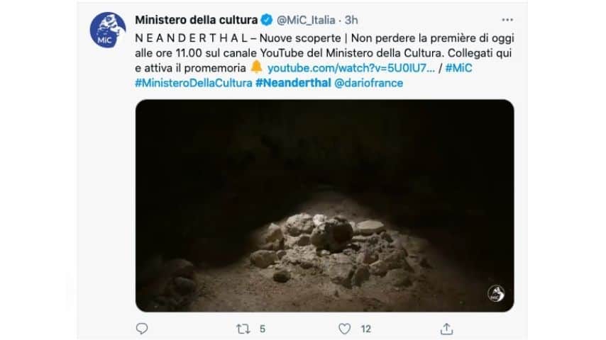 I ritrovamenti nella grotta di Guattari