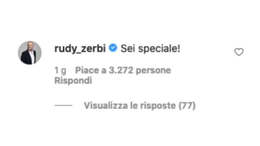 La risposta di Rudy Zerbi