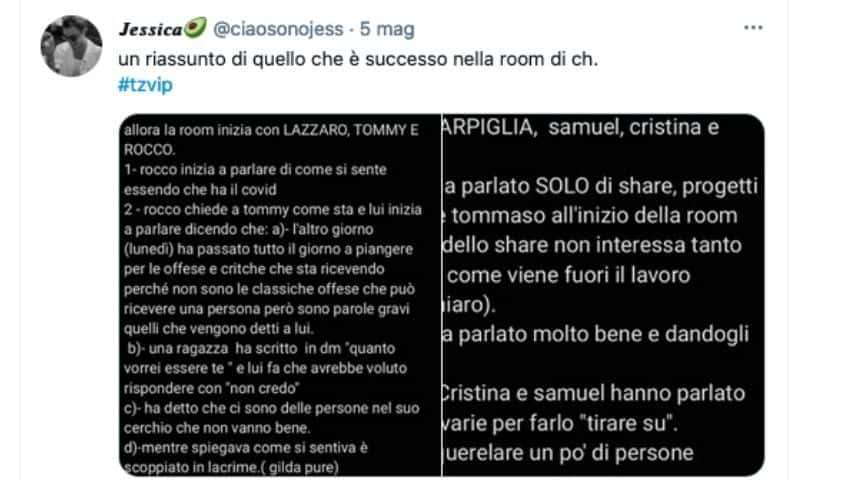 Che cosa è successo a Tommaso Zorzi?