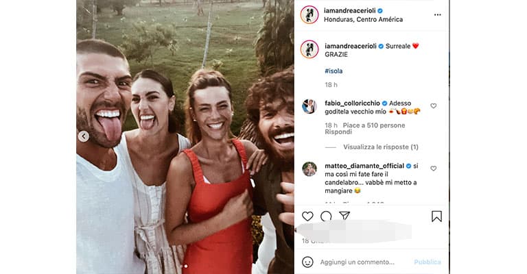 Post di Andrea Cerioli su Instagram