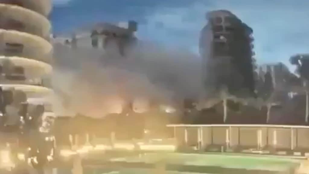 crolla palazzo di 12 piani a Miami