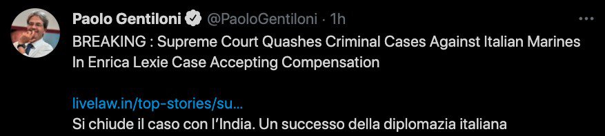 gentiloni twitter