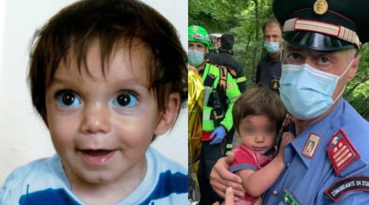 nicola, il bimbo scomparso, ecco il video dell'abbraccio con la mamma