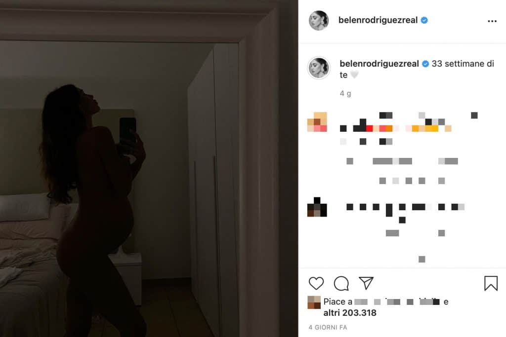 Il post Instagram di Belen Rodriguez