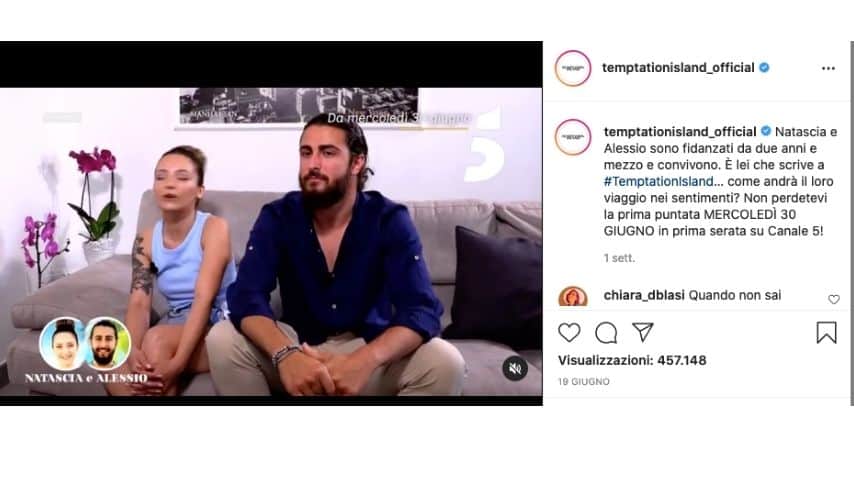 La quinta coppia a Temptation Island