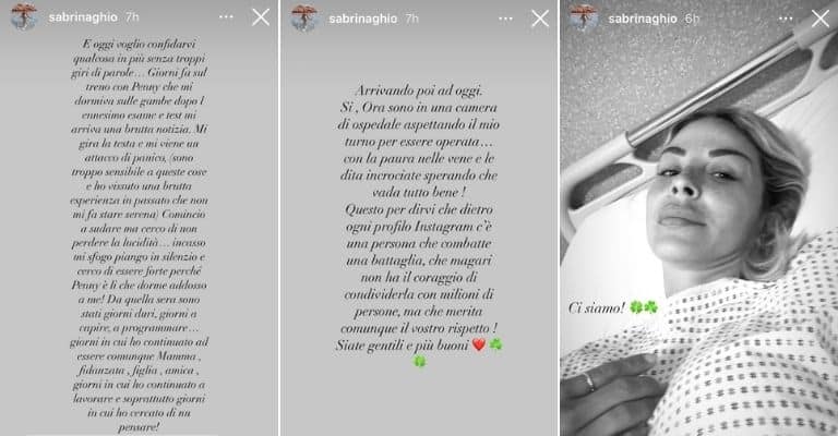 sabrina-ghio-messaggio-ricovero-ospedale