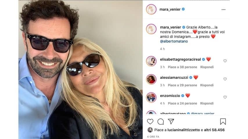 Il post pubblicato da Mara Venier