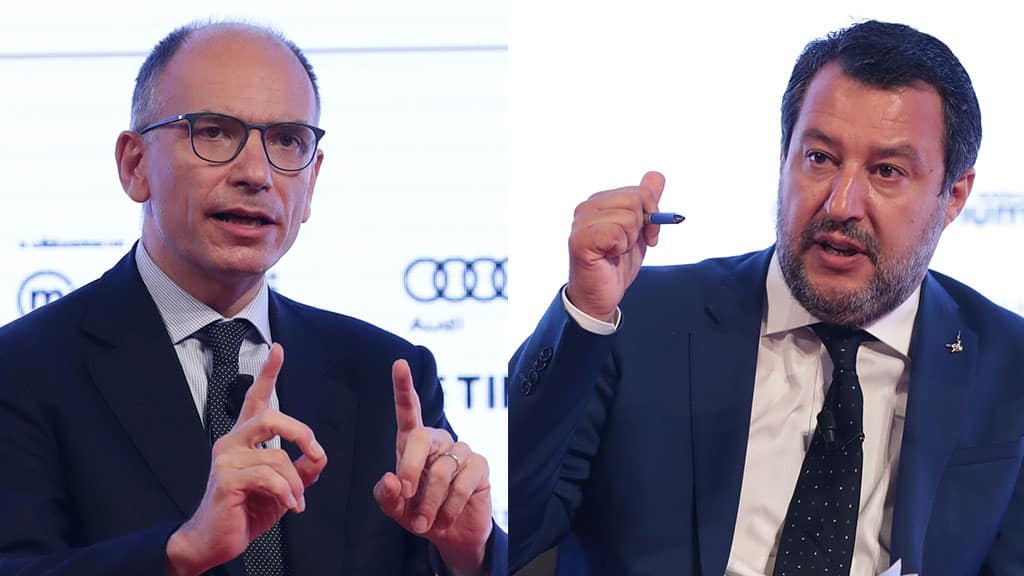 Enrico Letta risponde a Salvini sulla mediazione per il ddl Zan