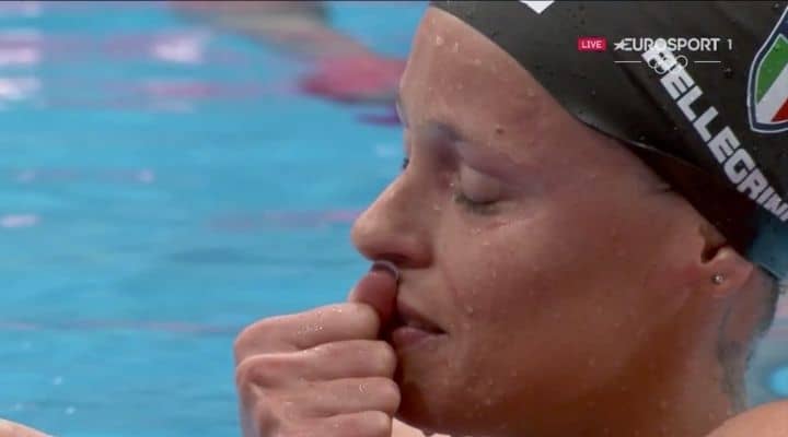 Federica Pellegrini fine gara
