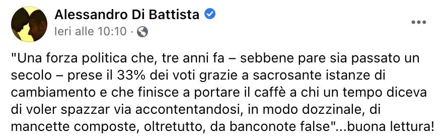 L'intervento di Alessandro Di Battista sulla riforma della giustizia