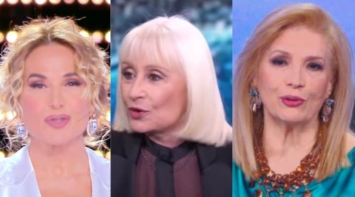 Raffaella Carrà Barbara d'Urso Iva Zanicchi