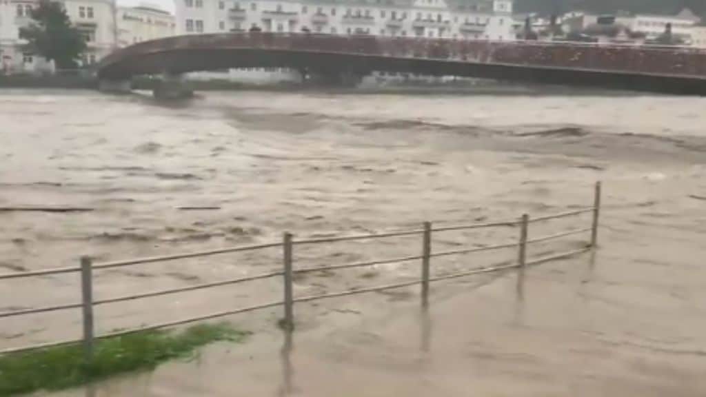 Il violento alluvione che ha colpito la Germania