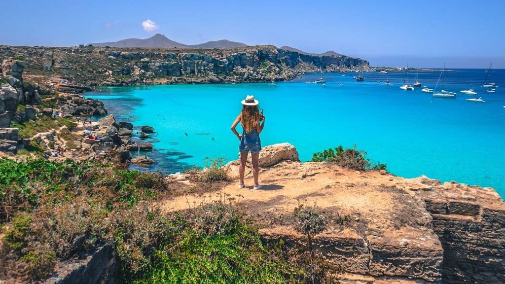 la spiaggia di favignana