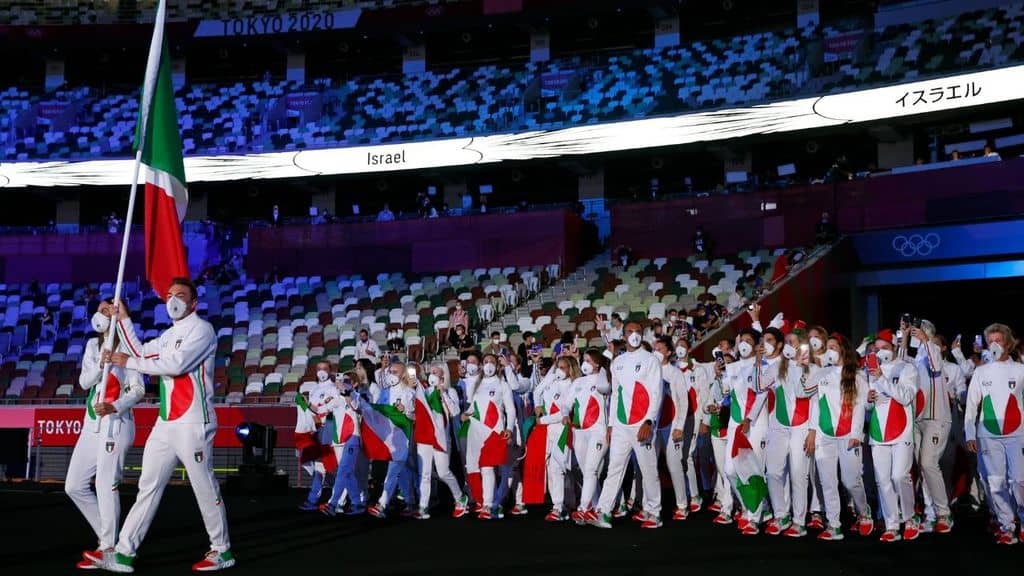 delegazione italiana olimpiadi tokyo
