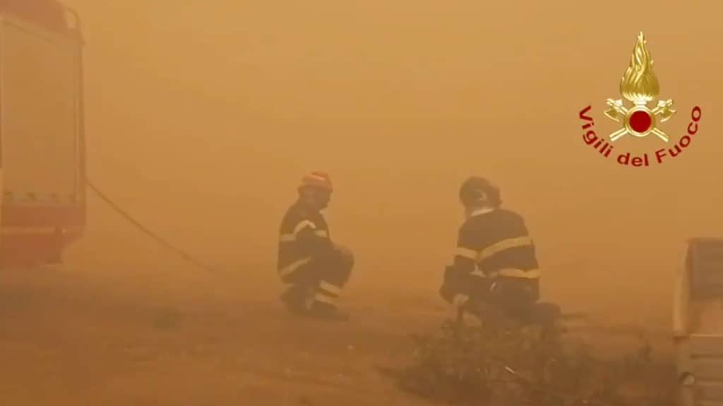 incendi in Sardegna: protezione civile chiede aiuto alla Ue