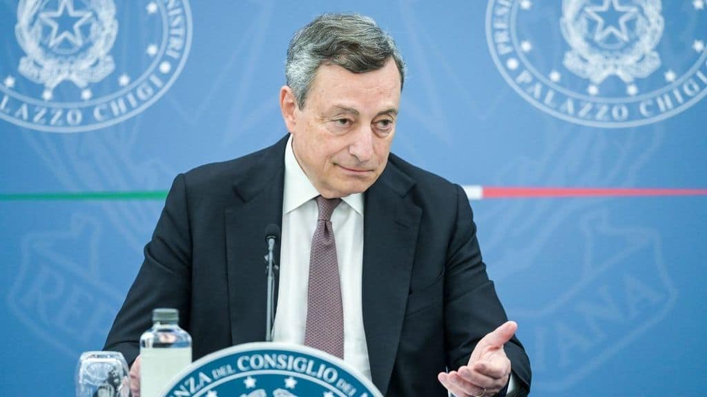 mario draghi cancella canone rai in bolletta