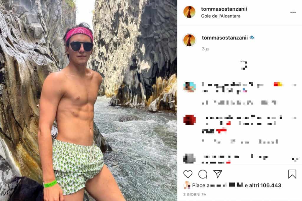 Il post Instagram di Tommaso Stanzani