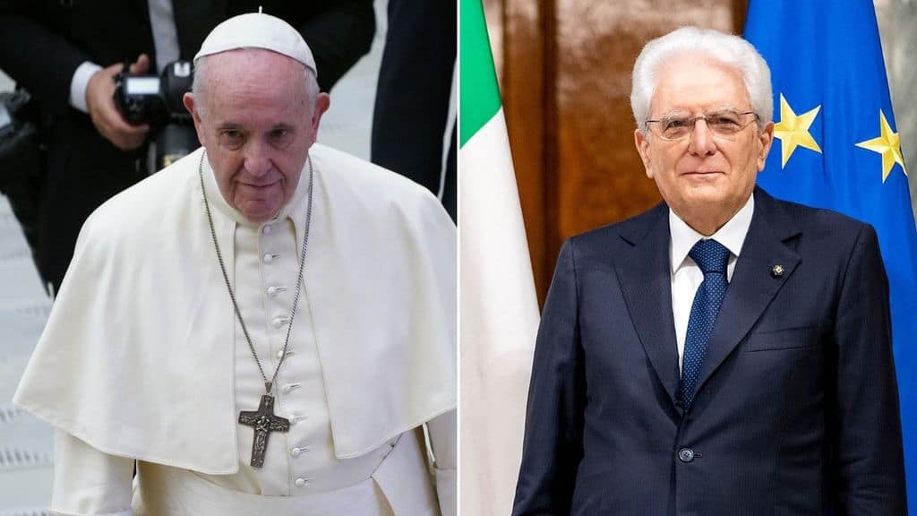 sergio mattarella e papa francesco