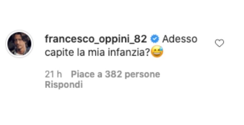 Francesco Oppini infanzia commento