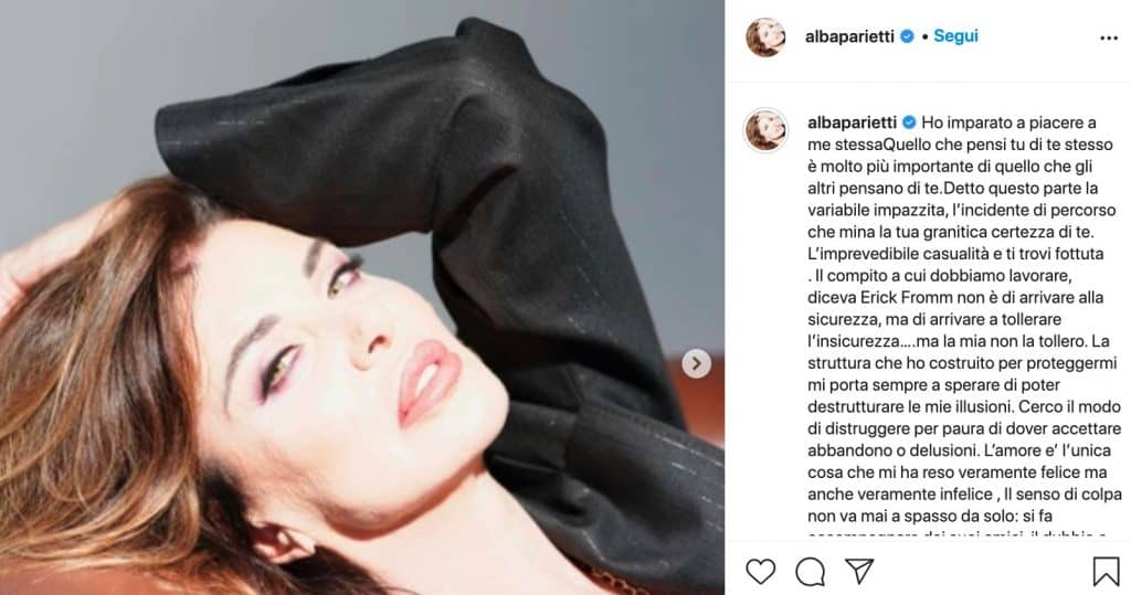 alba parietti post ig