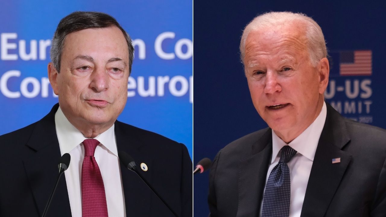 colloquio telefonico draghi biden