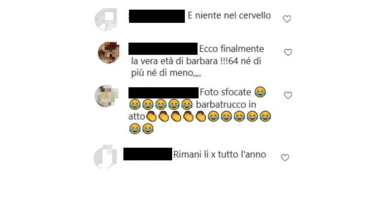 commenti barbara d urso hater