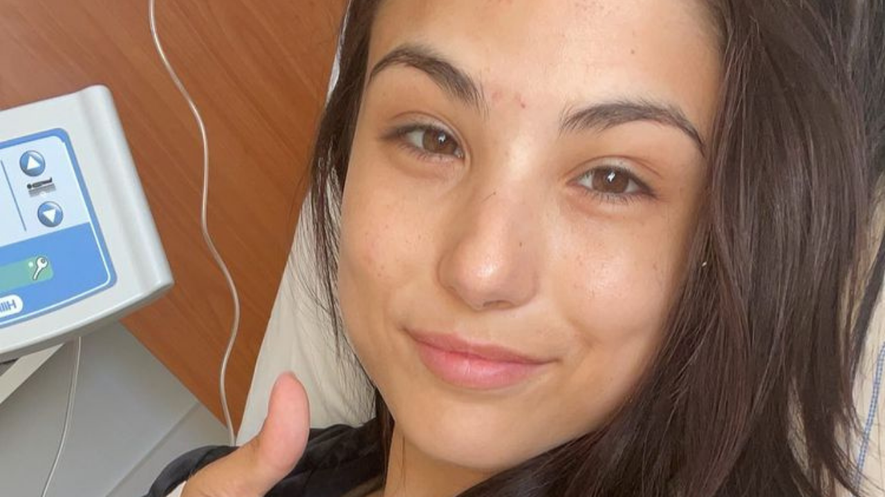 giorgia soleri in ospedale