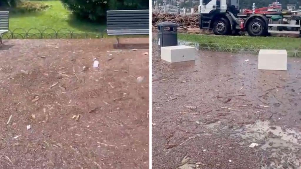 Incubo maltempo: esonda il lago di como