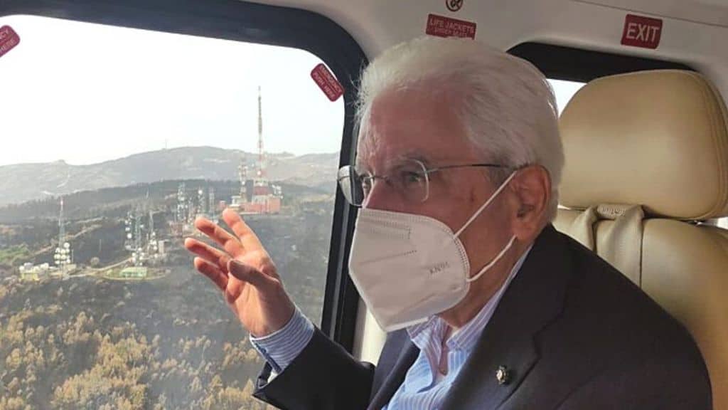 mattarella incendi sardegna