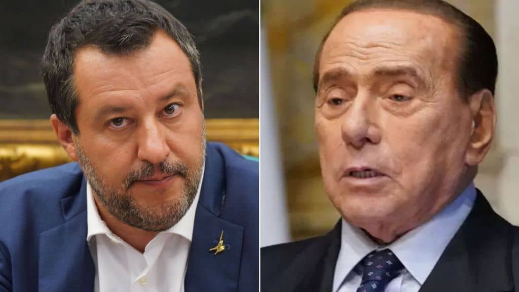 matteo salvini e silvio berlusconi divisi sui vaccini