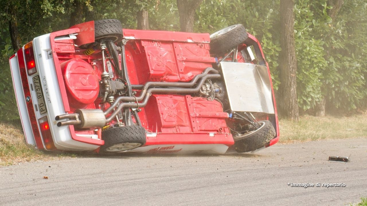 rally appennino reggiano, incidente e due morti