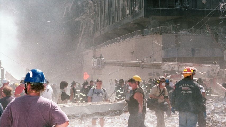 Ground Zero- 11 settembre 2001 Immagine di repertorio