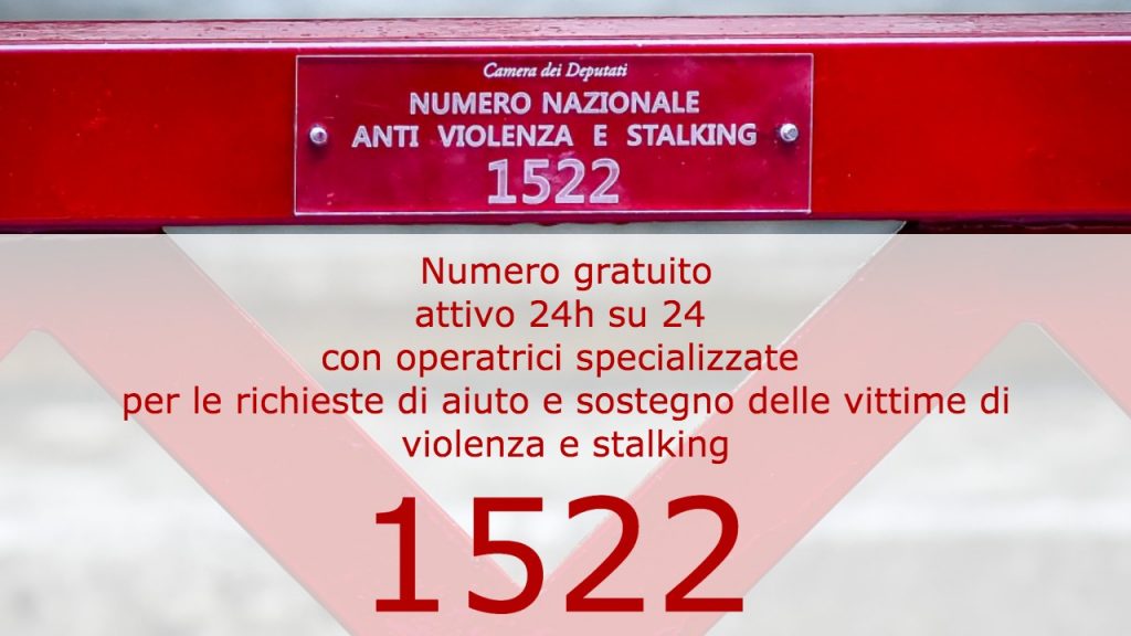1522 numero antiviolenza e stalking