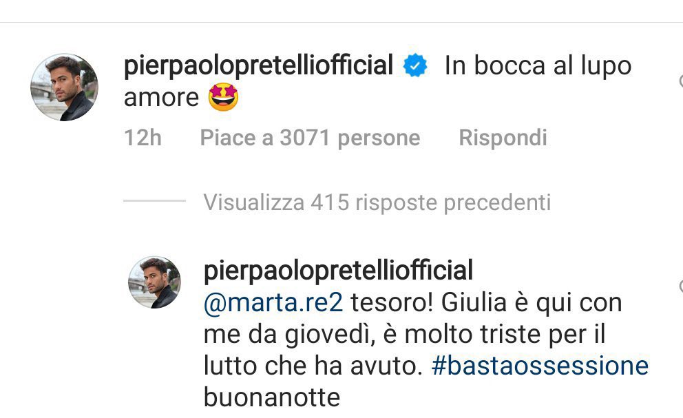 I commenti di Pierpaolo Pretelli