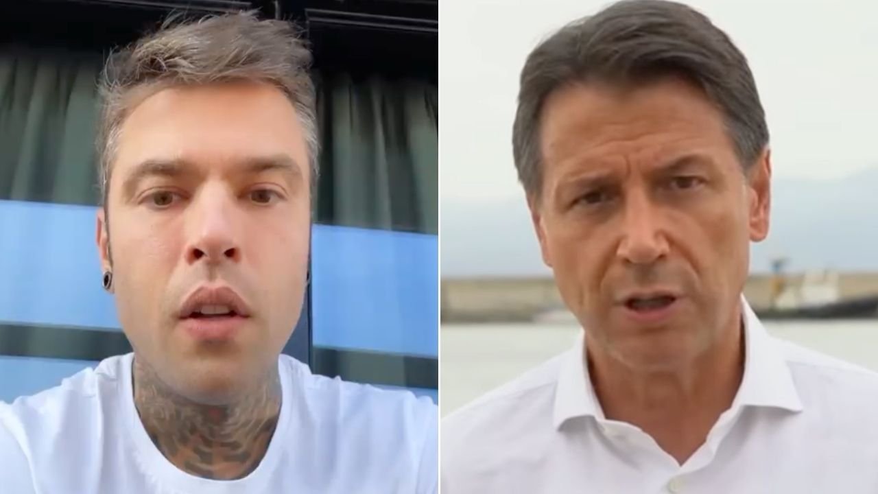 fedez attacca giuseppe conte, il premier gli dà ragione