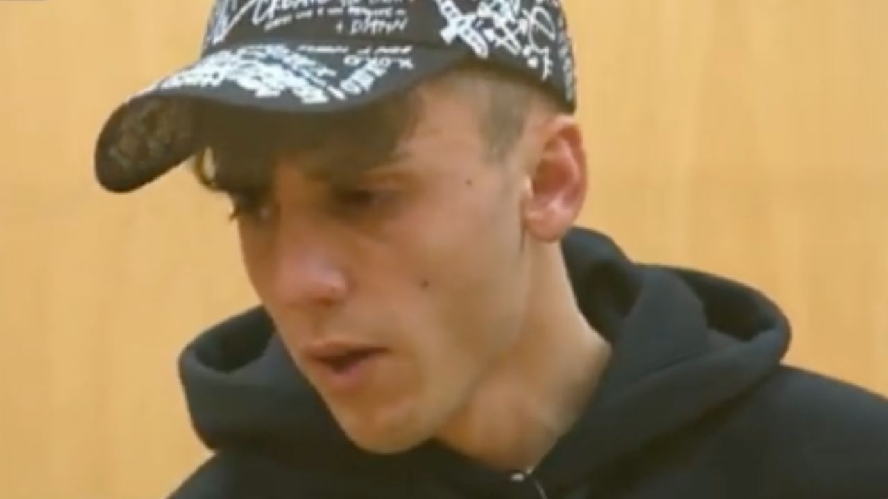 LDA il figlio di gigi d'alessio in lacrime ad amici