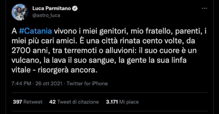 Luca Parmitano Catania