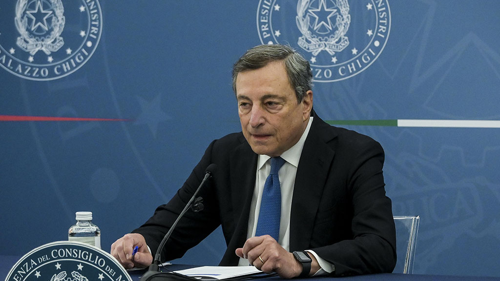 Mario Draghi condanna assalto a Cgil