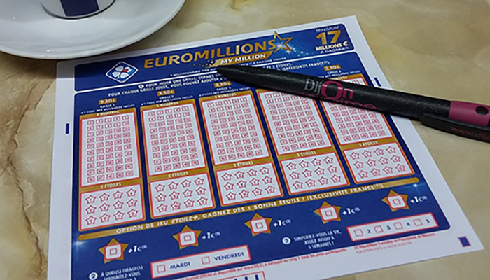 Schedina lotteria Euromillions