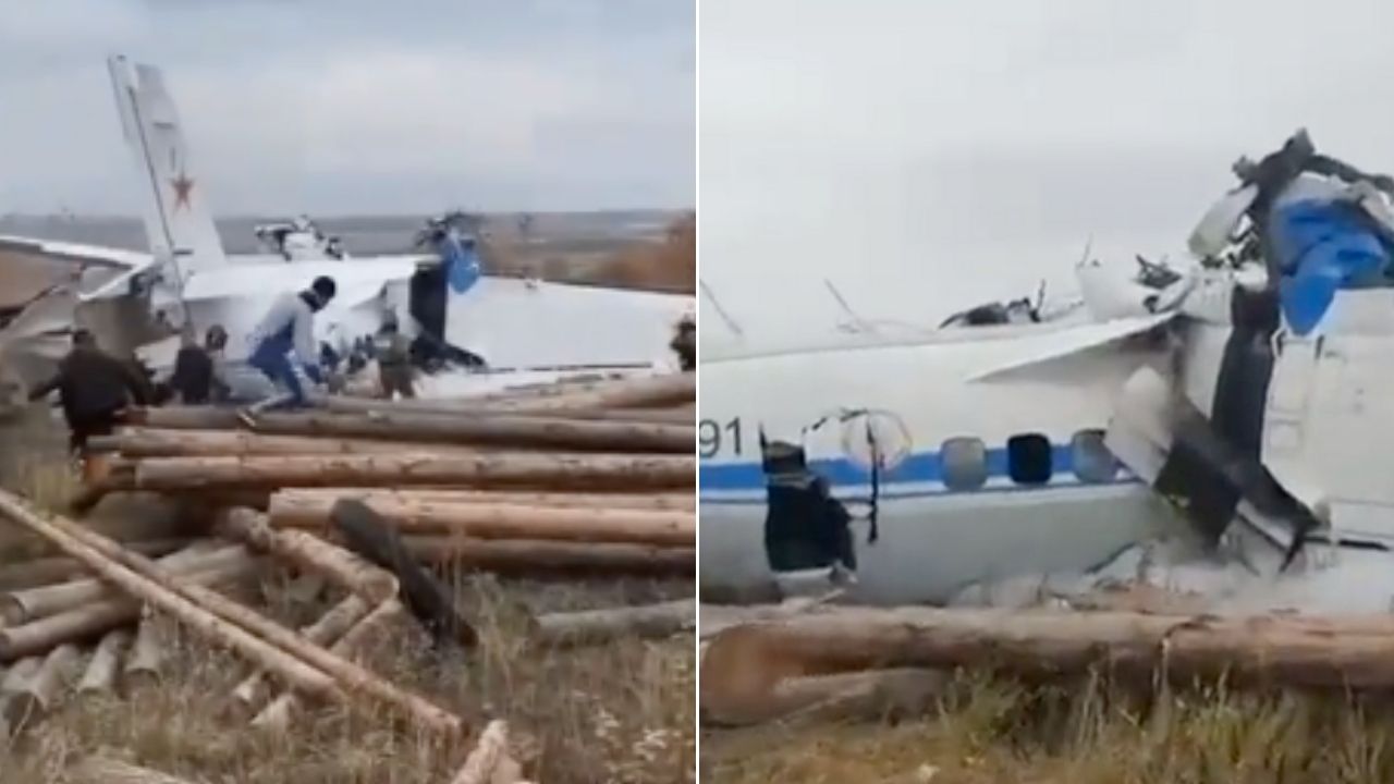 aereo con paracadutisti cade in russia
