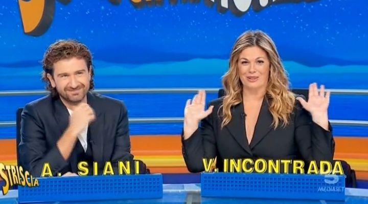 Alessandro Siani e Vanessa Incontrada salutano Striscia la Notizia: presto sostituiti da una coppia inedita