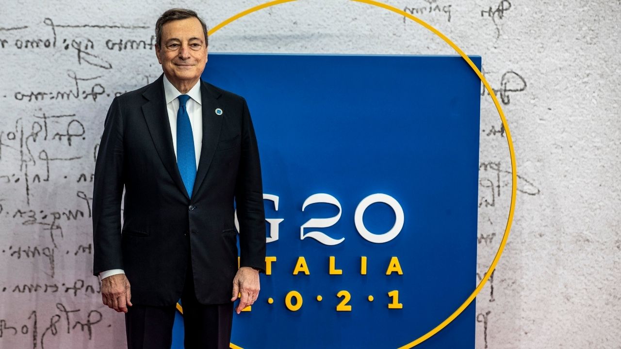 Mario Draghi al G20 di Roma