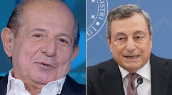 Giancarlo Magalli e Mario Draghi ex compagni di classe, i retroscena: le parole del conduttore a Verissimo