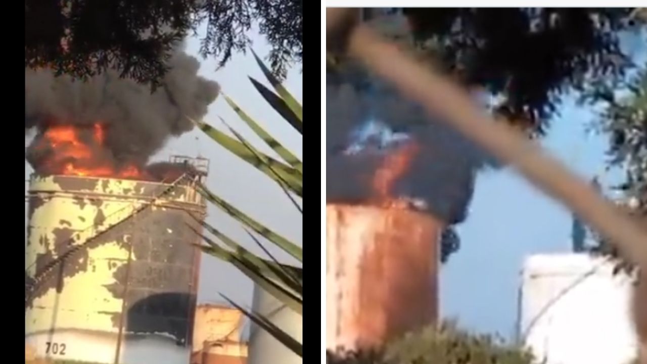 Vasto incendio in un deposito di petrolio in libano