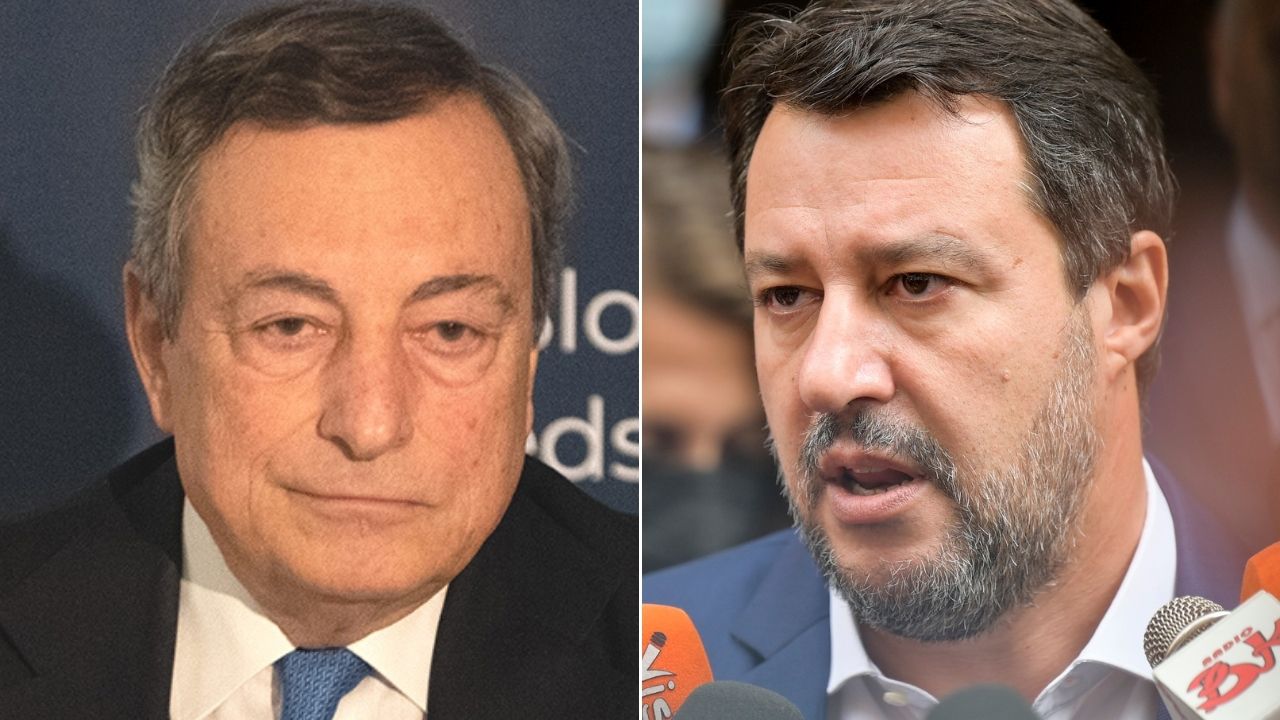 mario draghi risponde a salvini sull'aumento delle tasse