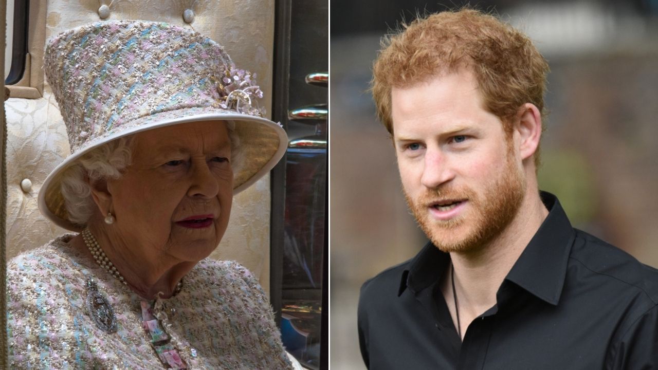 regina elisabetta, attacco di panico per harry