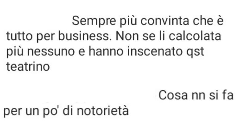 I commenti del web su Sossio Aruta e Ursula Bennardo